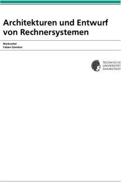 Architekturen und Entwurf von Rechnersystemen - Merkzettel Fabian Damken