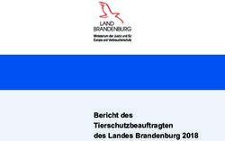 BERICHT DES TIERSCHUTZBEAUFTRAGTEN DES LANDES BRANDENBURG 2018 - MDJEV