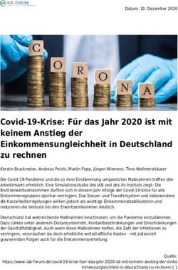 Covid-19-Krise: Für das Jahr 2020 ist mit keinem Anstieg der Einkommensungleichheit in Deutschland zu rechnen - IAB-Forum