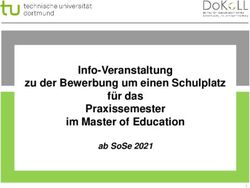 INFO-VERANSTALTUNG ZU DER BEWERBUNG UM EINEN SCHULPLATZ F&Uuml;R DAS PRAXISSEMESTER IM MASTER OF EDUCATION - AB SOSE 2021