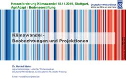 Klimawandel - Beobachtungen und Projektionen - Bodensee ...