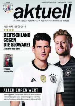 DEUTSCHLAND GEGEN DIE SLOWAKEI - DFB