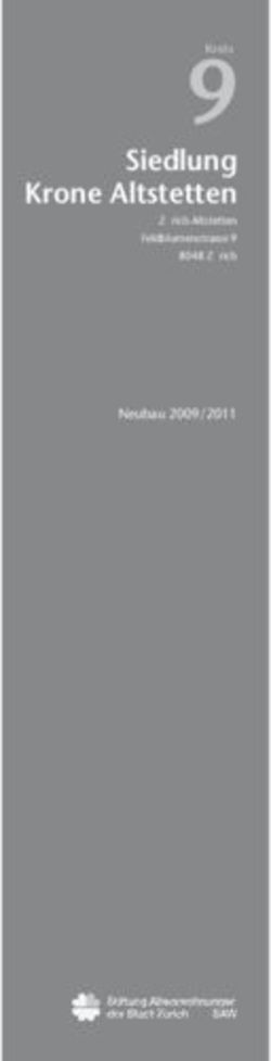 Siedlung Krone Altstetten - Kreis 9 - Neubau 2009 / 2011