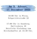 Gemeindebrief Dezember 2023 & Januar 2024 - Gemeinde Annaberg - Buchholz Gemeinde Wiesa - EMK Annaberg