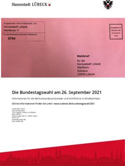 Die Bundestagswahl am 26. September 2021 - Hansestadt ...