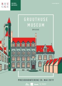 PRESSEKONFERENZ 28. MAI 2019 - MUSEA BRUGGE