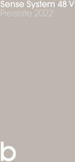 Sense System 48 V Preisliste 2022 - buschfeld