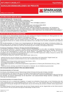 SCHULDSCHEINDARLEHEN AN PRIVATE - INFORMATIONSBLATT - Sparkasse