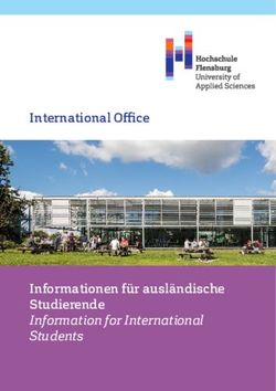 International Office - Informationen für ausländische Studierende Information for International Students