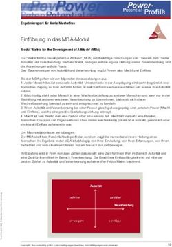Einf&uuml;hrung in das MDA-Modul - joachimsimon.info