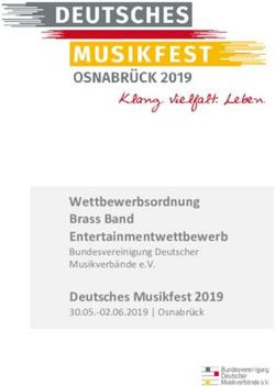 Wettbewerbsordnung Brass Band Entertainmentwettbewerb - Bundesvereinigung Deutscher Musikverbände e.V.