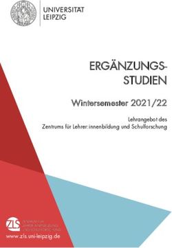 ERGÄNZUNGS-STUDIEN Wintersemester 2021/22 Lehrangebot des Zentrums für Lehrer:innenbildung und Schulforschung - ZLS der Universität Leipzig