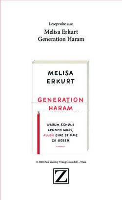 Melisa Erkurt Generation Haram - Leseprobe aus: Mehr Informationen zum Buch finden Sie auf - Carl Hanser Verlag