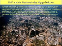 LHC und der Nachweis des Higgs-Teilchen