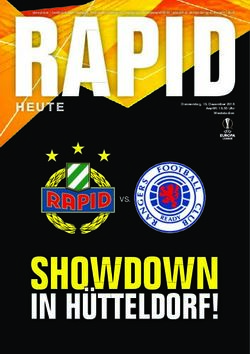 SHOWDOWN IN H&Uuml;TTELDORF! - VS - SK Rapid