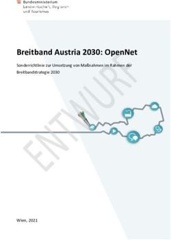 Breitband Austria 2030: OpenNet - Wien, 2021 - Sonderrichtlinie zur Umsetzung von Ma&szlig;nahmen im Rahmen der - ISPA