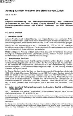 Auszug aus dem Protokoll des Stadtrats von Zürich