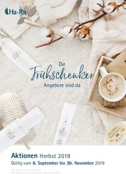 Fr&uuml;hschenker Aktionen Herbst 2019 - G&uuml;ltig vom 8. September bis 30. November 2019 - Ha-Ra