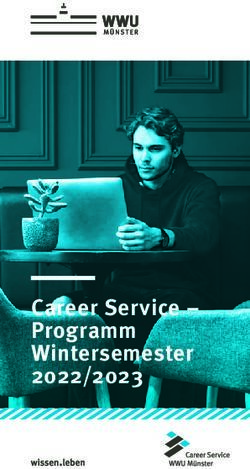Career Service - Programm Wintersemester 2022/2023 - Uni M&uuml;nster