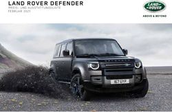 LAND ROVER DEFENDER PREIS- UND AUSSTATTUNGSLISTE FEBRUAR 2021 - AutoFrey