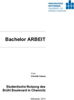 Bachelor ARBEIT - Studentische Nutzung des Brühl Boulevard in Chemnitz Christin Haase - Publication Server of ...
