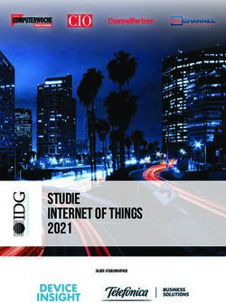 Studie Internet of things 2021