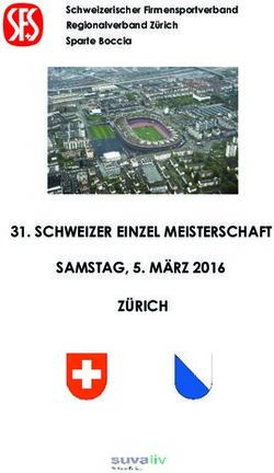 SCHWEIZER EINZEL MEISTERSCHAFT SAMSTAG, 5. MÄRZ 2016 ZÜRICH - Schweizerischer Firmensportverband Regionalverband Zürich Sparte Boccia - Boccia ...