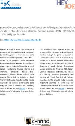 RICHARD SCHOBER, Politischer Katholizismus am Fallbeispiel Deutschtirols, in "Studi trentini di scienze storiche. Sezione prima" ISSN: ...