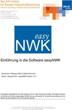 Einf&uuml;hrung in die Software easyNWK - Ilse Arlt Institut f&uuml;r Soziale Inklusionsforschung