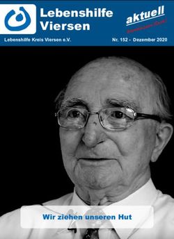 Lebenshilfe Viersen - Wir ziehen unseren Hut - G - Lebenshilfe Kreis Viersen