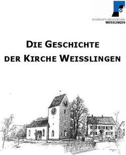 DIE GESCHICHTE DER KIRCHE WEISSLINGEN