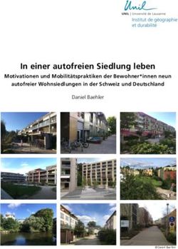 In einer autofreien Siedlung leben - Motivationen und Mobilit&auml;tspraktiken der Bewohner*innen neun autofreier Wohnsiedlungen in der Schweiz und ...