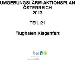 UMGEBUNGSLÄRM-AKTIONSPLAN ÖSTERREICH 2013 - Flughafen Klagenfurt