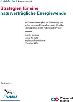 Strategien für eine naturverträgliche Energiewende - NABU