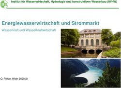 Energiewasserwirtschaft und Strommarkt - Wasserkraft und Wasserkraftwirtschaft Institut f&uuml;r Wasserwirtschaft, Hydrologie und konstruktiven ...