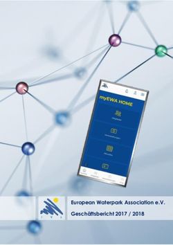 European Waterpark Association e.V. Geschäftsbericht 2017 / 2018 - DIE EWA