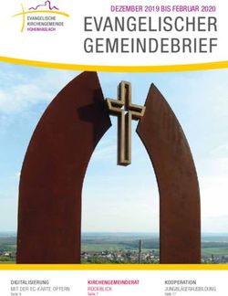 DEZEMBER 2019 BIS FEBRUAR 2020 - DIGITALISIERUNG MIT DER EC-KARTE OPFERN - Evangelische ...