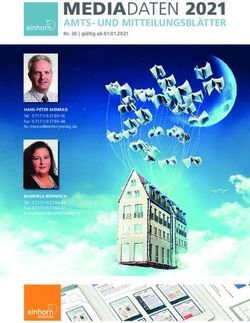 MEDIADATEN 2021 AMTS- UND MITTEILUNGSBL&Auml;TTER Nr. 20 | g&uuml;ltig ab 01.01.2021 - einhorn-Verlag