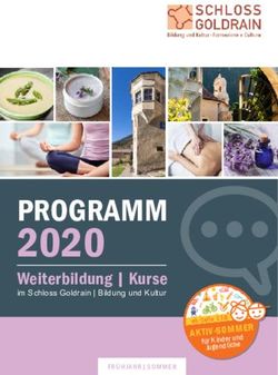 2020 PROGRAMM Weiterbildung | Kurse - Schloss Goldrain