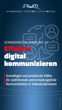 Effektiv digital kommunizieren - Grundlagen und praktische Hilfen f&uuml;r zielf&uuml;hrende und erm&uuml;dungsfreie Kommunikation in Videokonferenzen - AWM Korntal