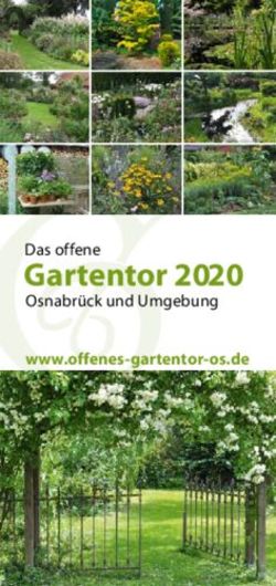 Gartentor 2020 Das offene - www.offenes-gartentor-os.de - Offenes Gartentor Osnabrück