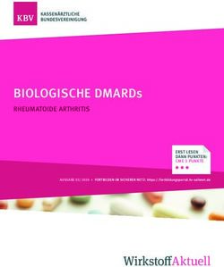 BIOLOGISCHE DMARDs RHEUMATOIDE ARTHRITIS - ERST LESEN DANN PUNKTEN: CME 3 PUNKTE - Akd&Auml;
