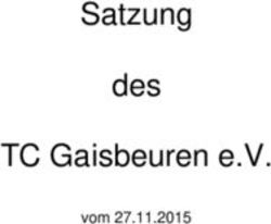 Satzung des TC Gaisbeuren e.V - vom 27.11.2015