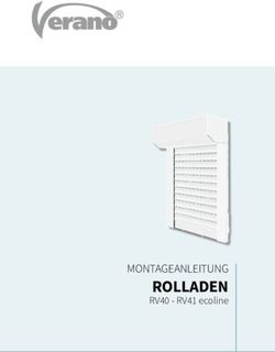 ROLLADEN MONTAGEANLEITUNG - Verano