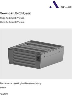 Sekund&auml;rluft-K&uuml;hlger&auml;t - Hepa Jet Smart S-Version Hepa Jet Smart X-Version - Deutschsprachige Original-Betriebsanleitung Daikin 12/2020 - OP Air