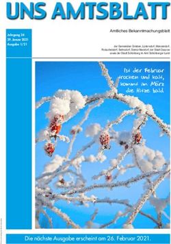 Die n&auml;chste Ausgabe erscheint am 26. Februar 2021.