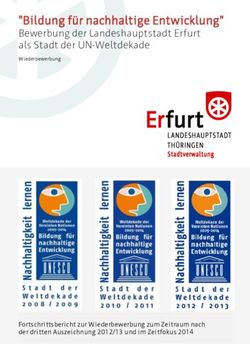 "Bildung für nachhaltige Entwicklung" - Bewerbung der Landeshauptstadt Erfurt als Stadt der UN-Weltdekade Wiederbewerbung - Erfurt.de