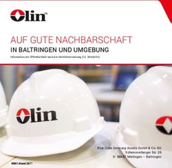 AUF GUTE NACHBARSCHAFT - IN BALTRINGEN UND UMGEBUNG - Blue Cube Germany Assets GmbH & Co. KG Schemmerberger Str. 39 D- 88487 Mietingen ...