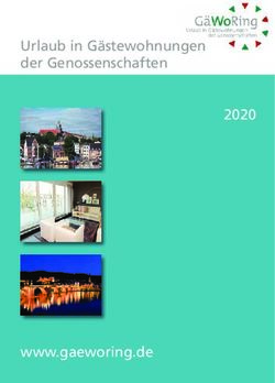 Urlaub in G&auml;stewohnungen der Genossenschaften 2020