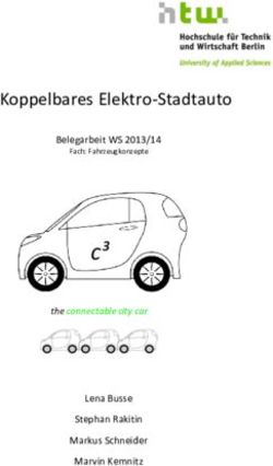 C Koppelbares Elektro-Stadtauto - Belegarbeit WS 2013/14 - Lena Busse Stephan Rakitin